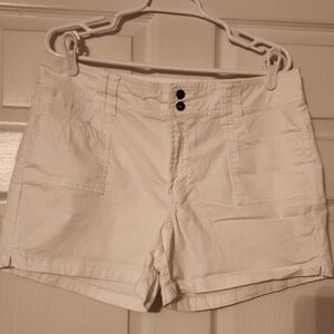 💚067 High Sierra White Cargo Shorts Relaxed Fit Lightweight